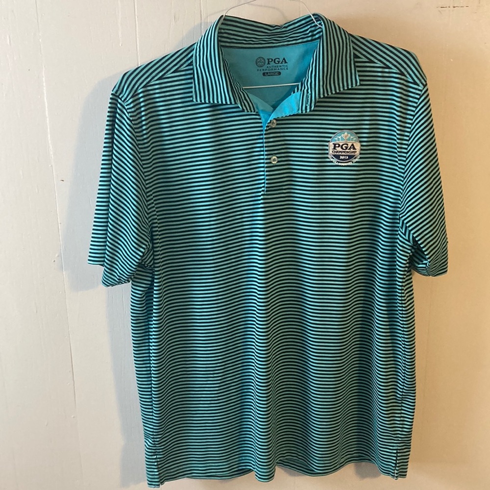 Mens Large 2013 PGA Championship performance golf shirt